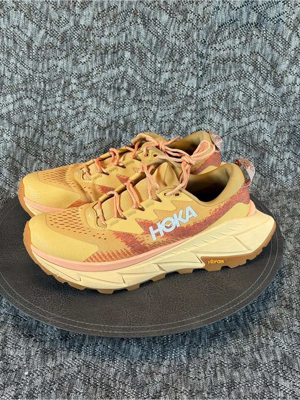 Hoka Skyline Float X Running Shoes Women's 7 - Flaxseed / Pollen